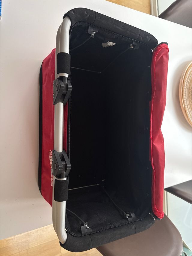 Cestino pieghevole Bauhaus Rosso