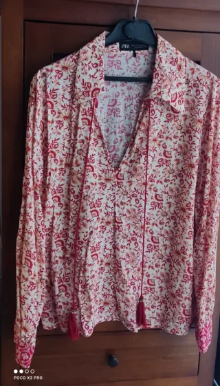 Blusa Zara Estampada