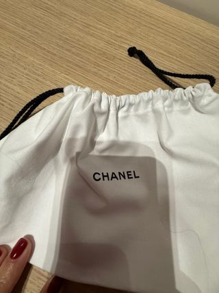 Sacchetto portaoggetti Chanel bianco