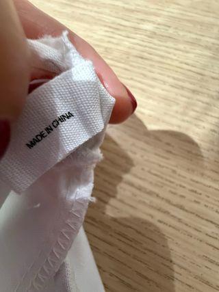 Sacchetto portaoggetti Chanel bianco