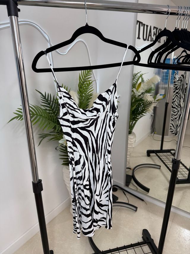 Vestido Cebra Tirantes