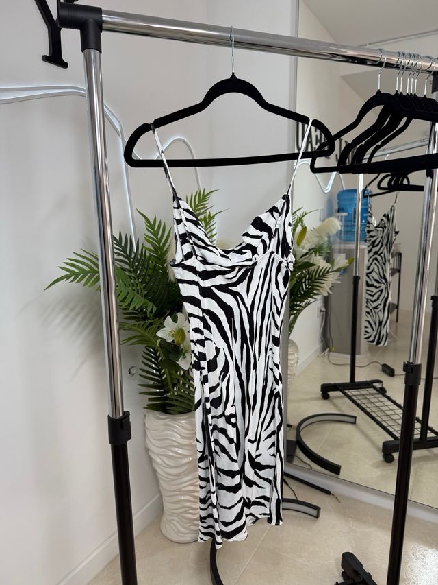 Vestido Cebra Tirantes