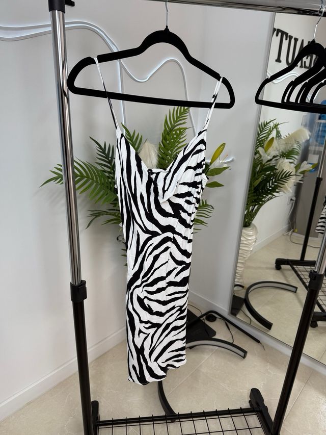 Vestido Cebra Tirantes