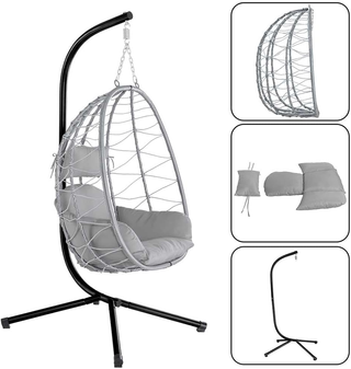 Poltrona Sospesa da Giardino Sedia Dondolo Amaca P