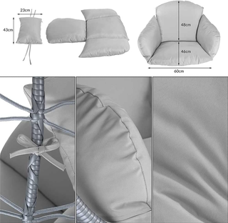 Poltrona Sospesa da Giardino Sedia Dondolo Amaca P