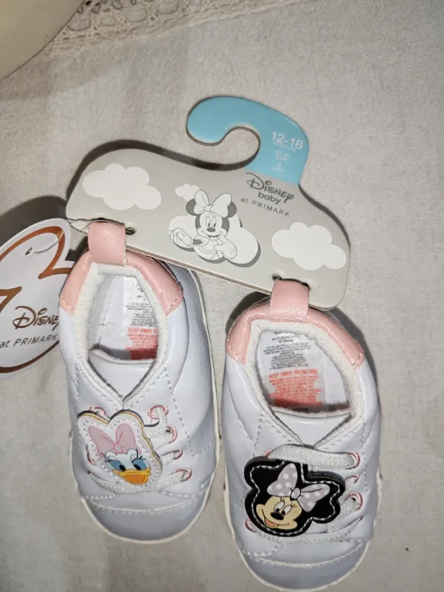 Zapatos Bebé Disney Minnie y Daisy Talla 12-18 Mes