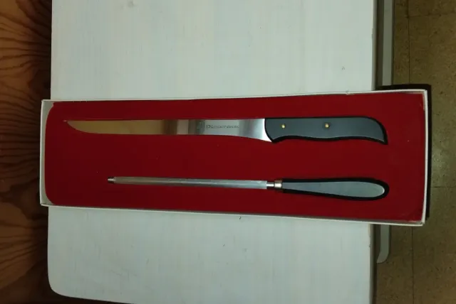 Estuche Cuchillo Jamonero y Afilador