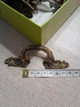 Lote Tiradores Muebles Antiguos Metal