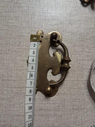 Lote Tiradores Muebles Antiguos Metal