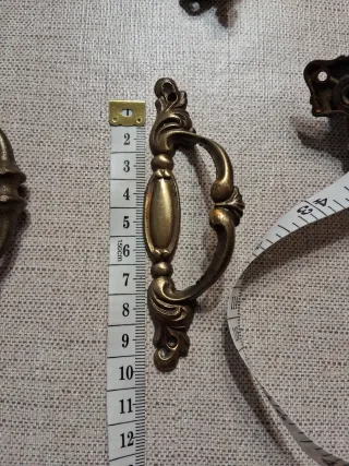 Lote Tiradores Muebles Antiguos Metal