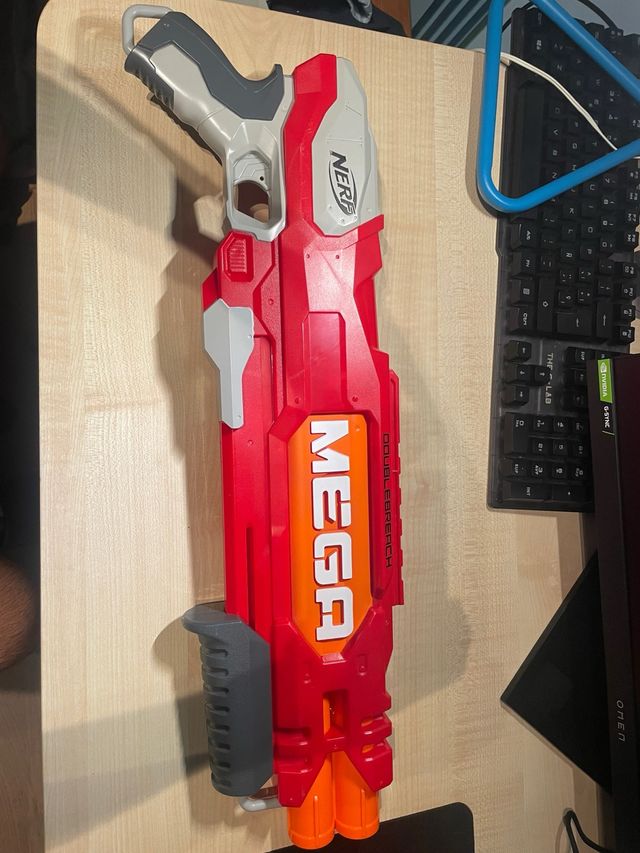 Nerf Mega Doblebreach +6 proyectiles mega