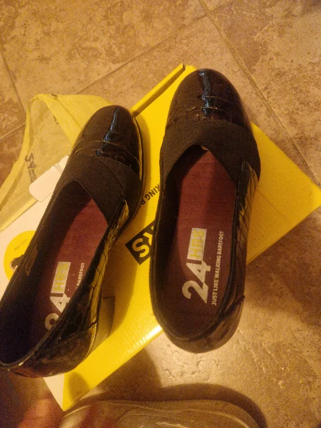 Zapatos salón 24 HRS mujer negros