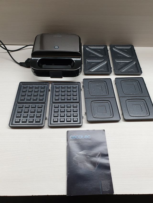 Macchina per panini Cecotec Rock'nToast 4 in 1 1000W ✨