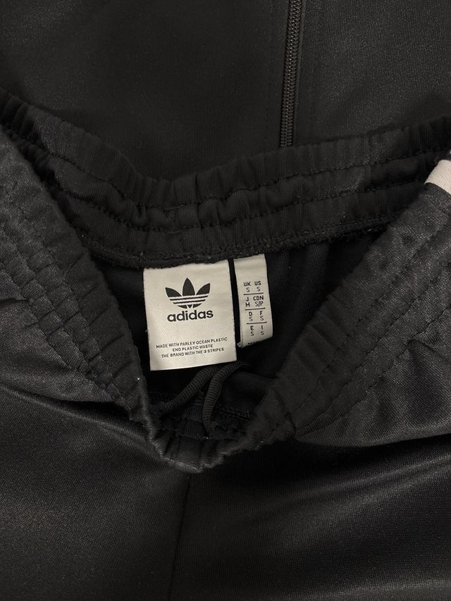 Conjunto Chándal Adidas Negro y Blanco
