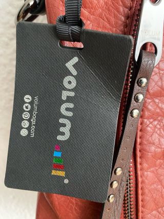 Bolso bandolera Volum rojo