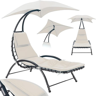 Lettino Sdraio Sospeso da Esterno con Cuscino Imbo