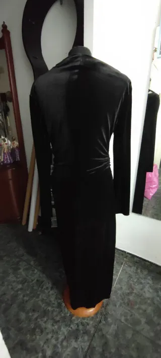 Vestido lentejuelas negro