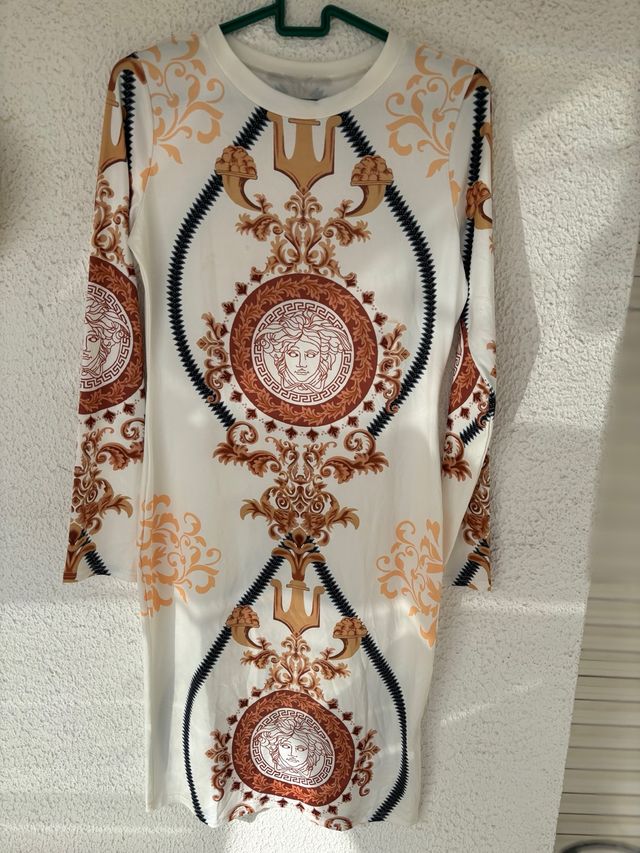 Vestido estampado Medusa