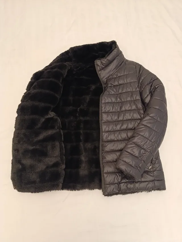 Chaqueta reversible negra