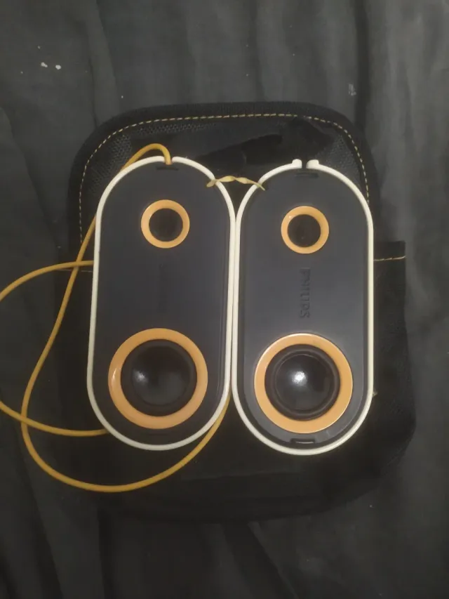 Altoparlanti Philips Nero e Giallo