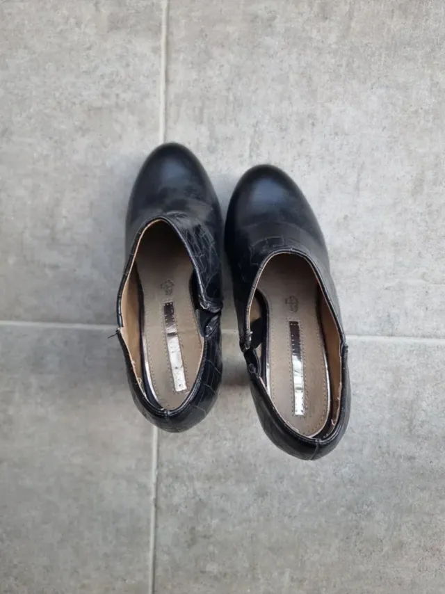 Botines Tacón Negros
