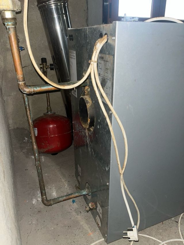 Caldera Baxi Gasoil Gris y Azul