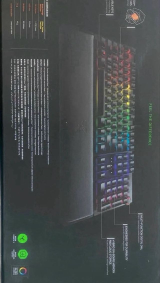 Razer Blackwidow Elite Teclado Mecánico RGB