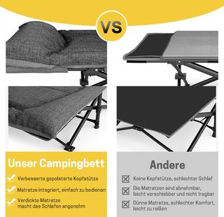 Cama Camping Plegable 200kg