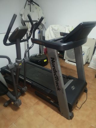 Lote cinta de correr, eliptica y vibradora.