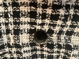 Falda pantalón cuadros blanco y negro