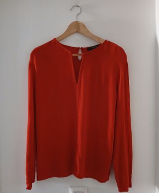 Blusa roja Mango