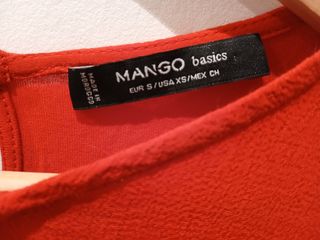 Blusa roja Mango