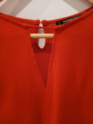 Blusa roja Mango