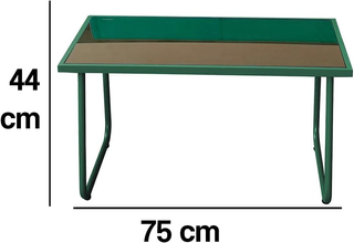 Set Salotto da Giardino con 2 Sedie, Divano e Tavo