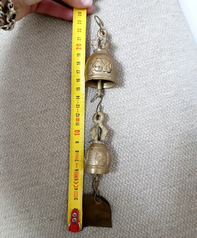 Antiche rare campane buddiste in bronzo