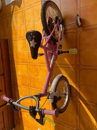 Bicicleta infantil rosa