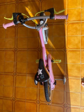 Bicicleta infantil rosa