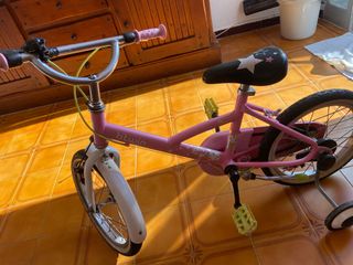 Bicicleta infantil rosa