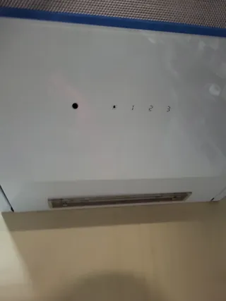 Campana extractora cristal