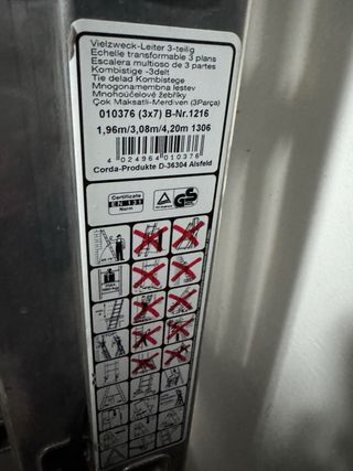 Escalera Multiusos 3 Tramos Aluminio