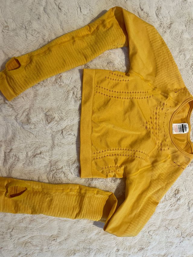 Top deportivo Gymshark manga larga