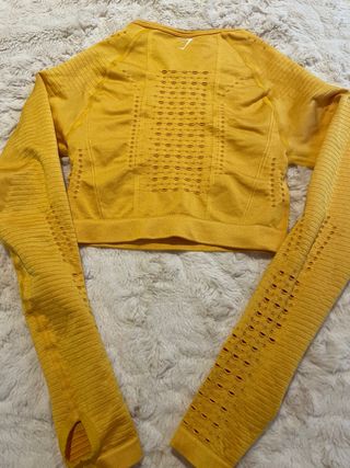 Top deportivo Gymshark manga larga