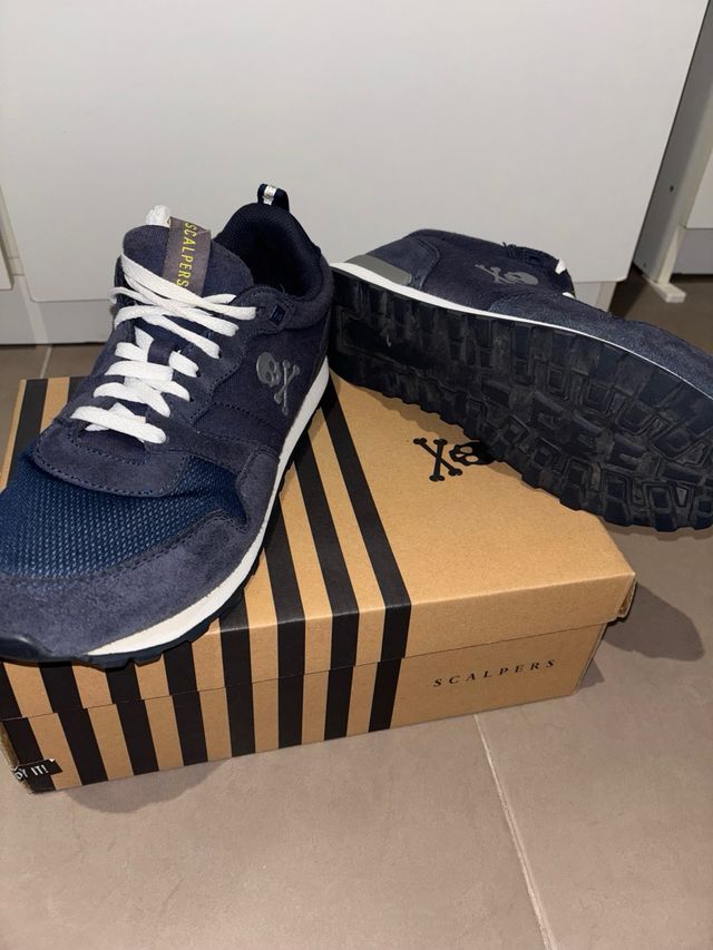 Zapatillas Scalpers Azul/Gris