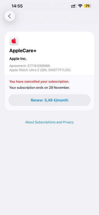 Apple Watch Ultra 2 – NUEVO, impecable, batería