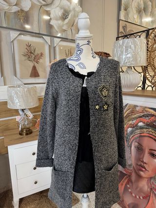 Abrigo punto Stradivarius