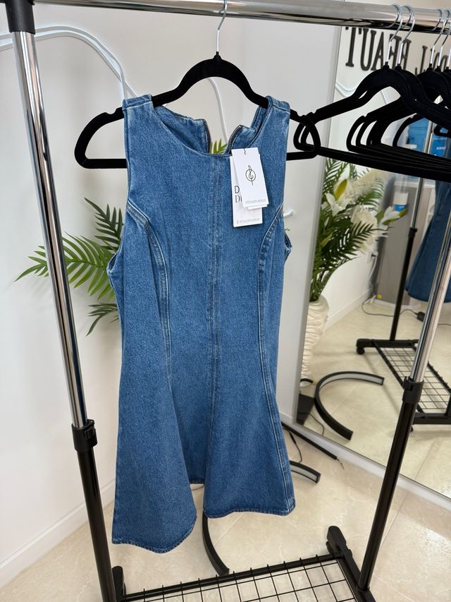 Vestido vaquero sin mangas
