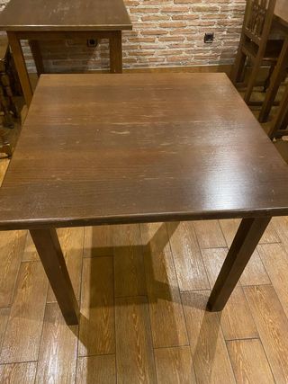 Mesa y Sillas Hostelería Madera Maciza