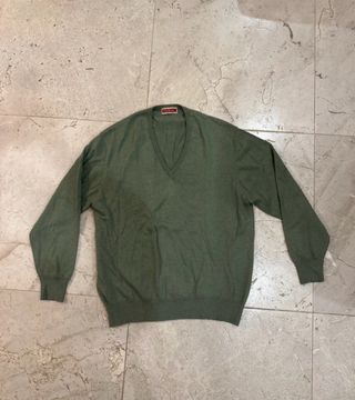 Jersey Emidio Tucci Verde Cuello Pico
