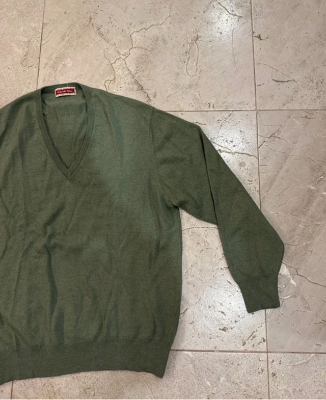 Jersey Emidio Tucci Verde Cuello Pico