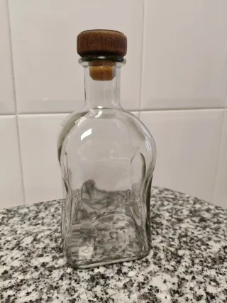 Lote Botellas Decorativas Cristal